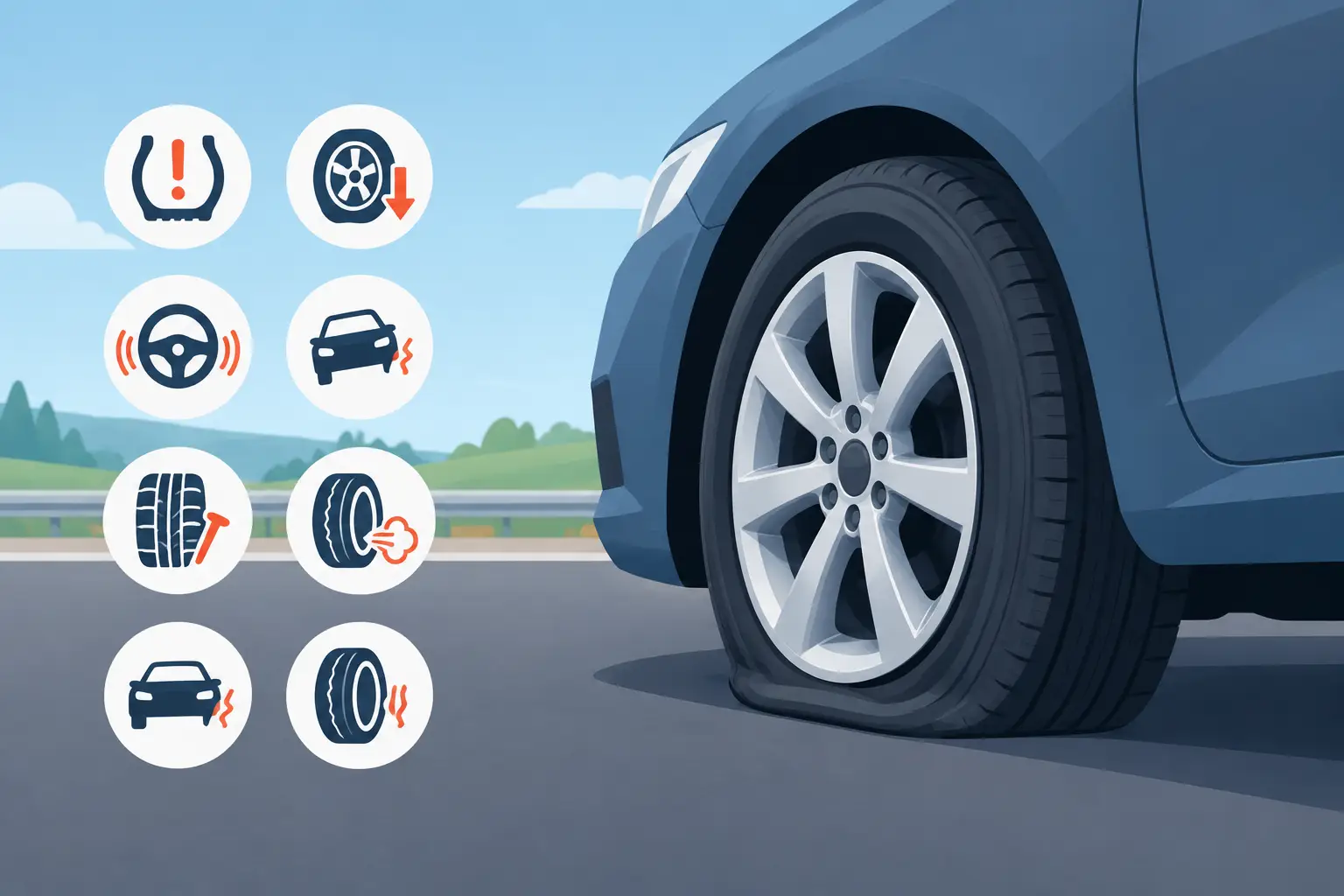 8 Warning Signs of Tyre Puncture to Act On