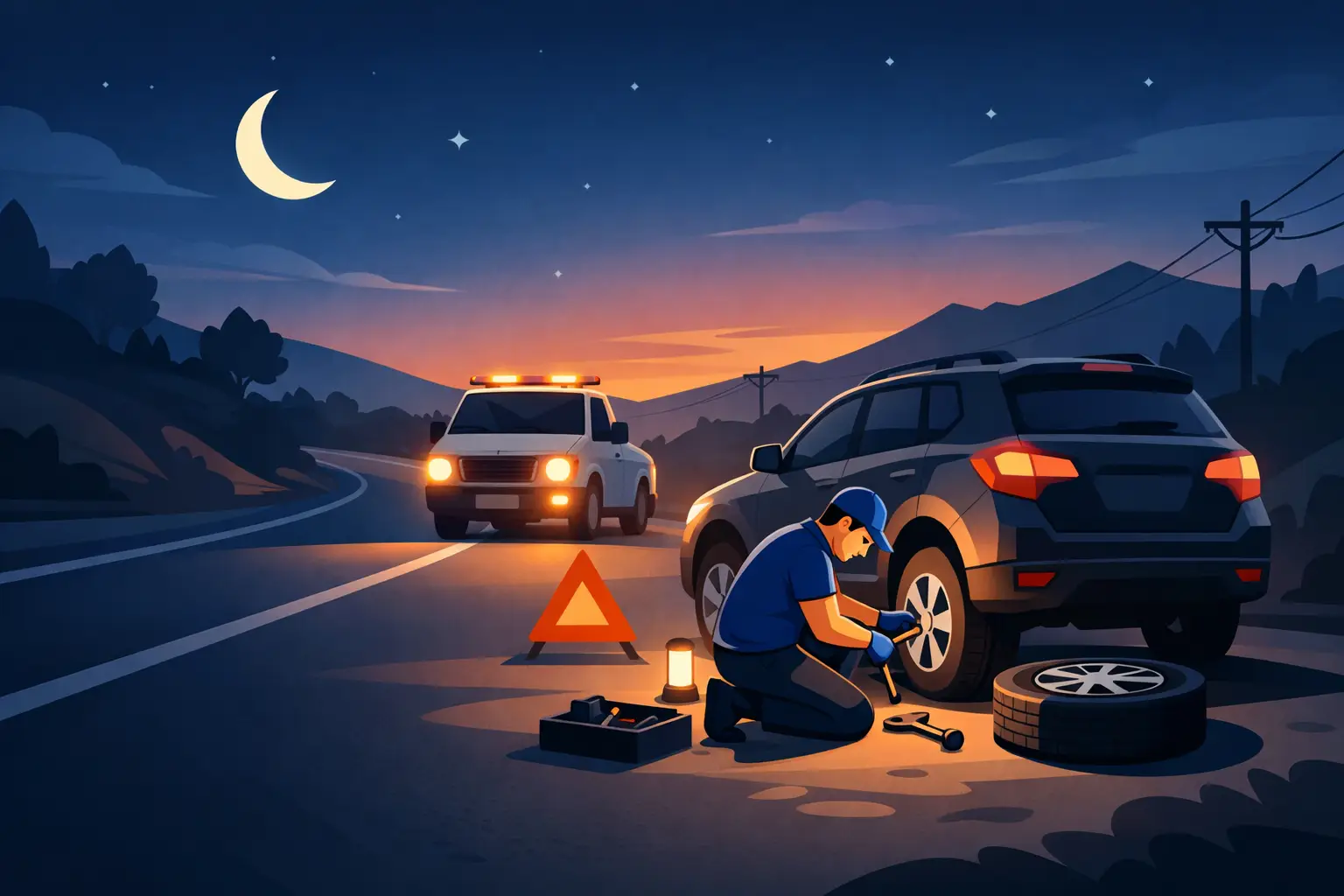 An After Hours Tyre Rescue Story From the Road