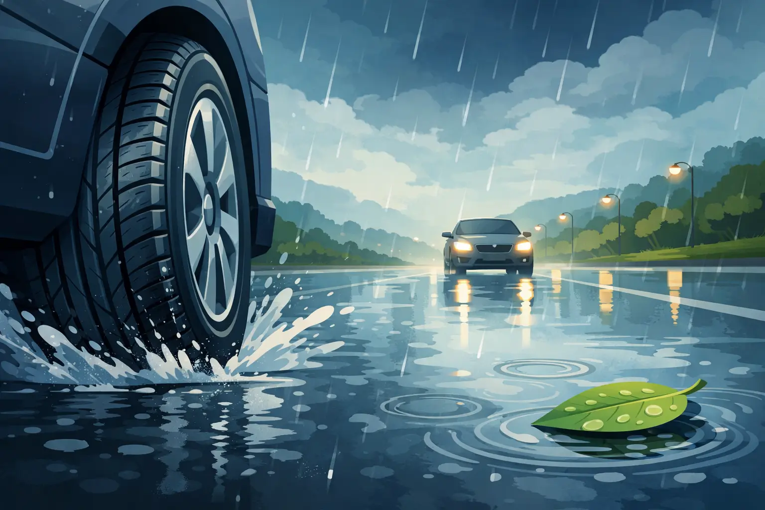 Best Tyres for Wet Roads: What Really Matters