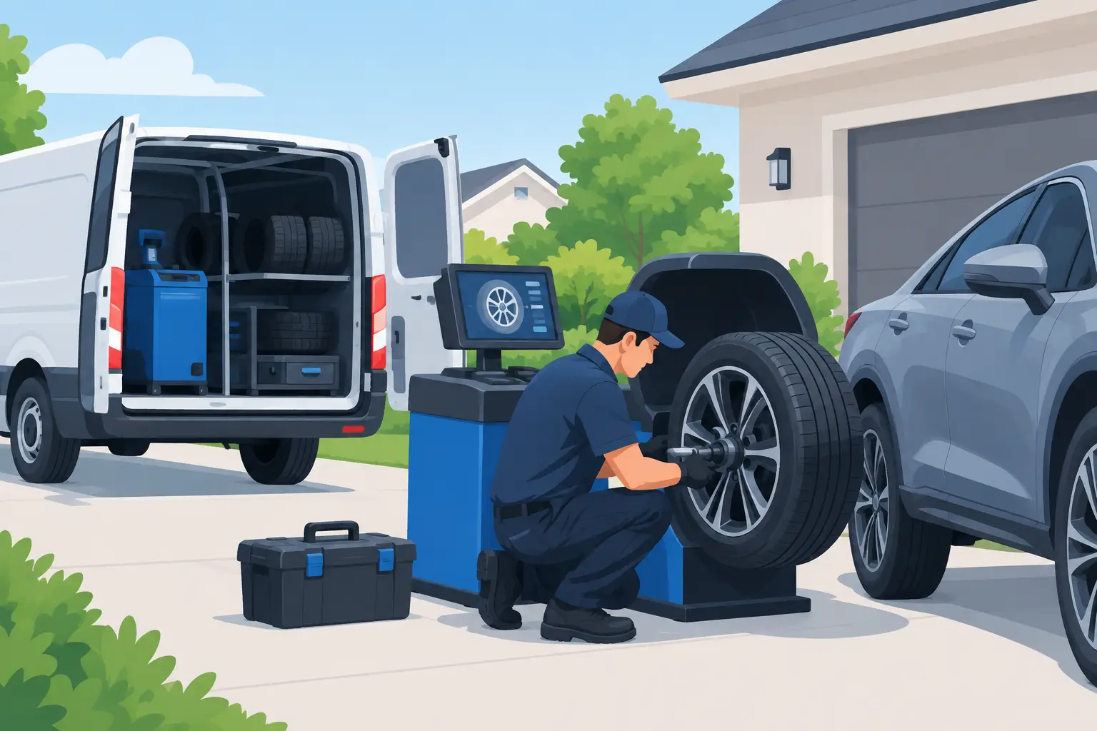 Can Mobile Fitters Balance Wheels at Your Home?