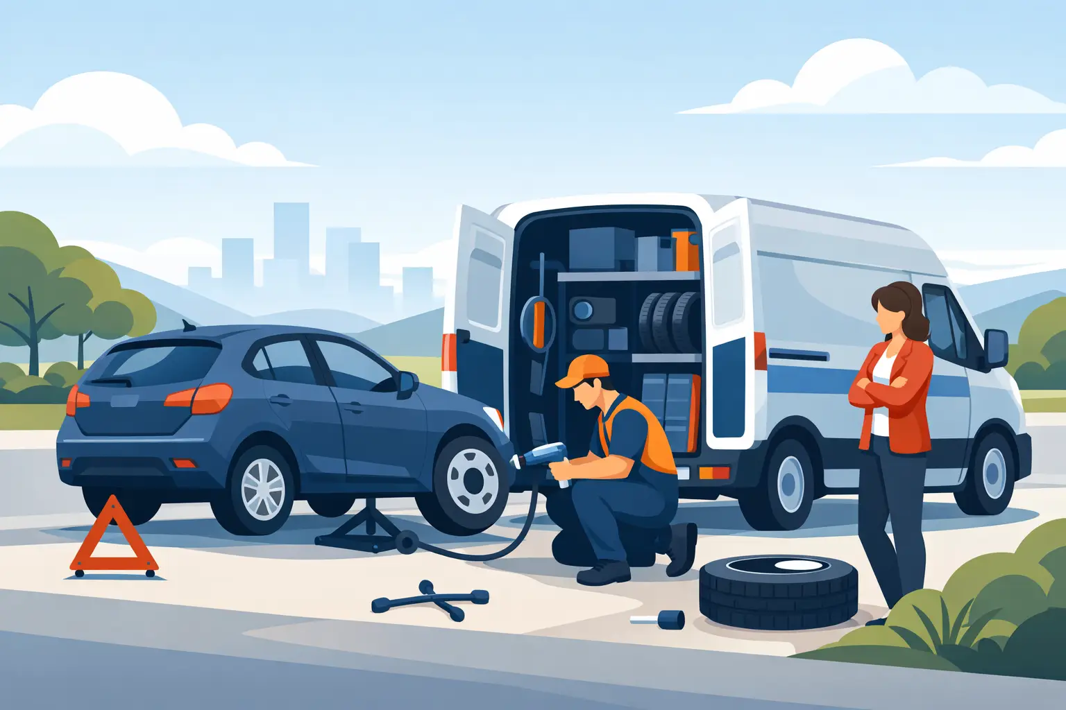 Emergency Mobile Tyre Fitting When You’re Stuck