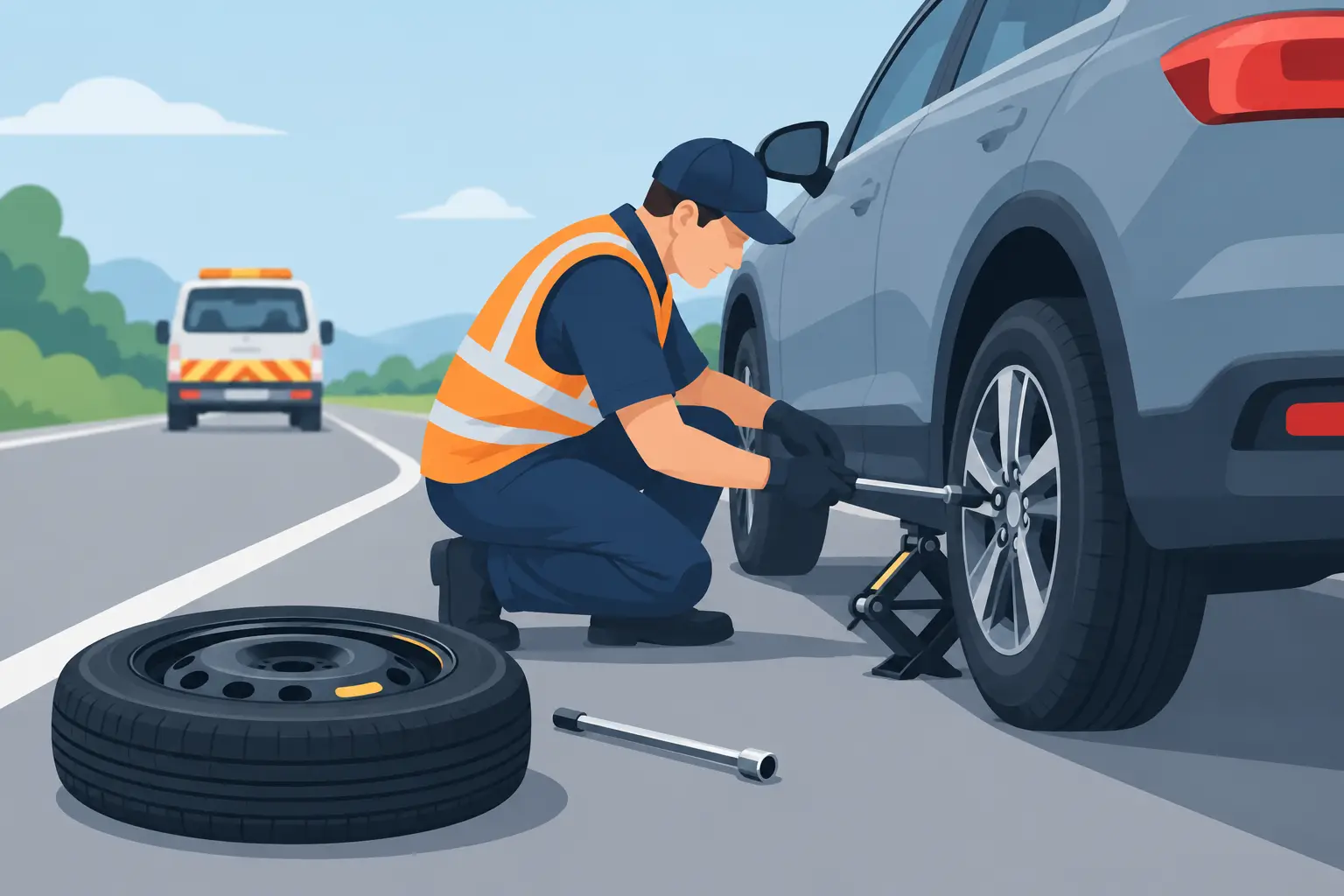 Emergency Tyre Fitting Process Explained