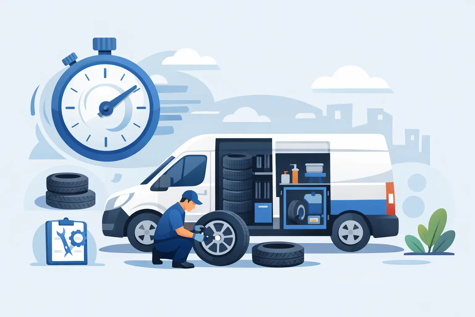How Long Does Mobile Tyre Fitting Take?