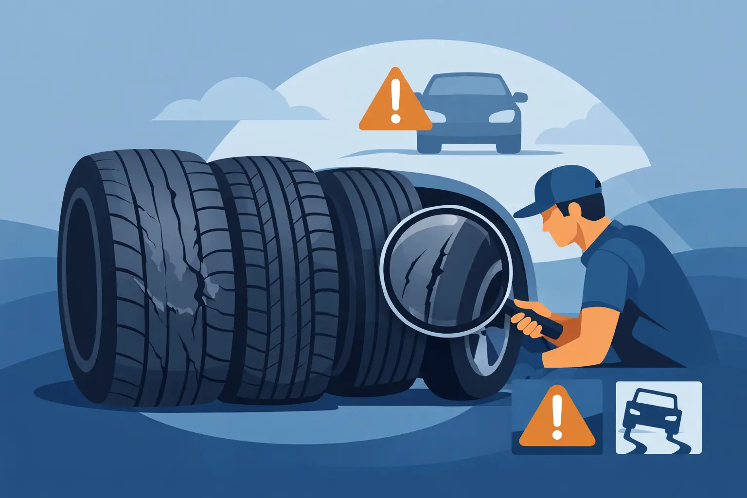 How to Spot Unsafe Tyre Wear Before It Fails