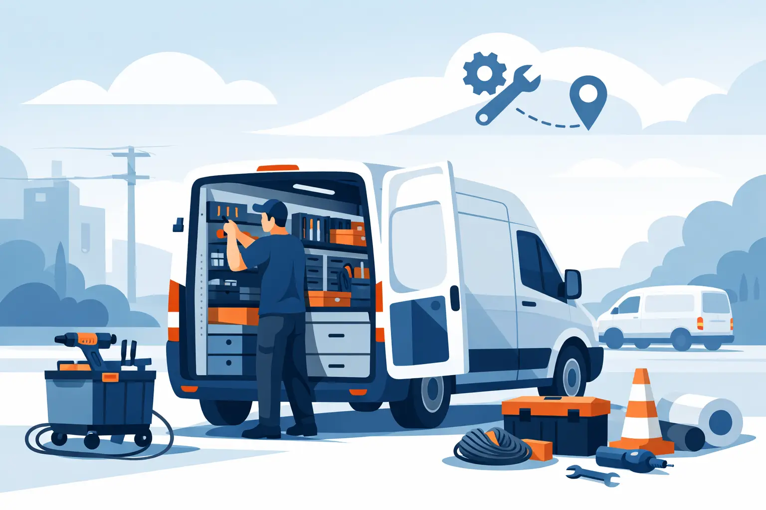 Mobile Fitting for Vans That Keeps Work Moving