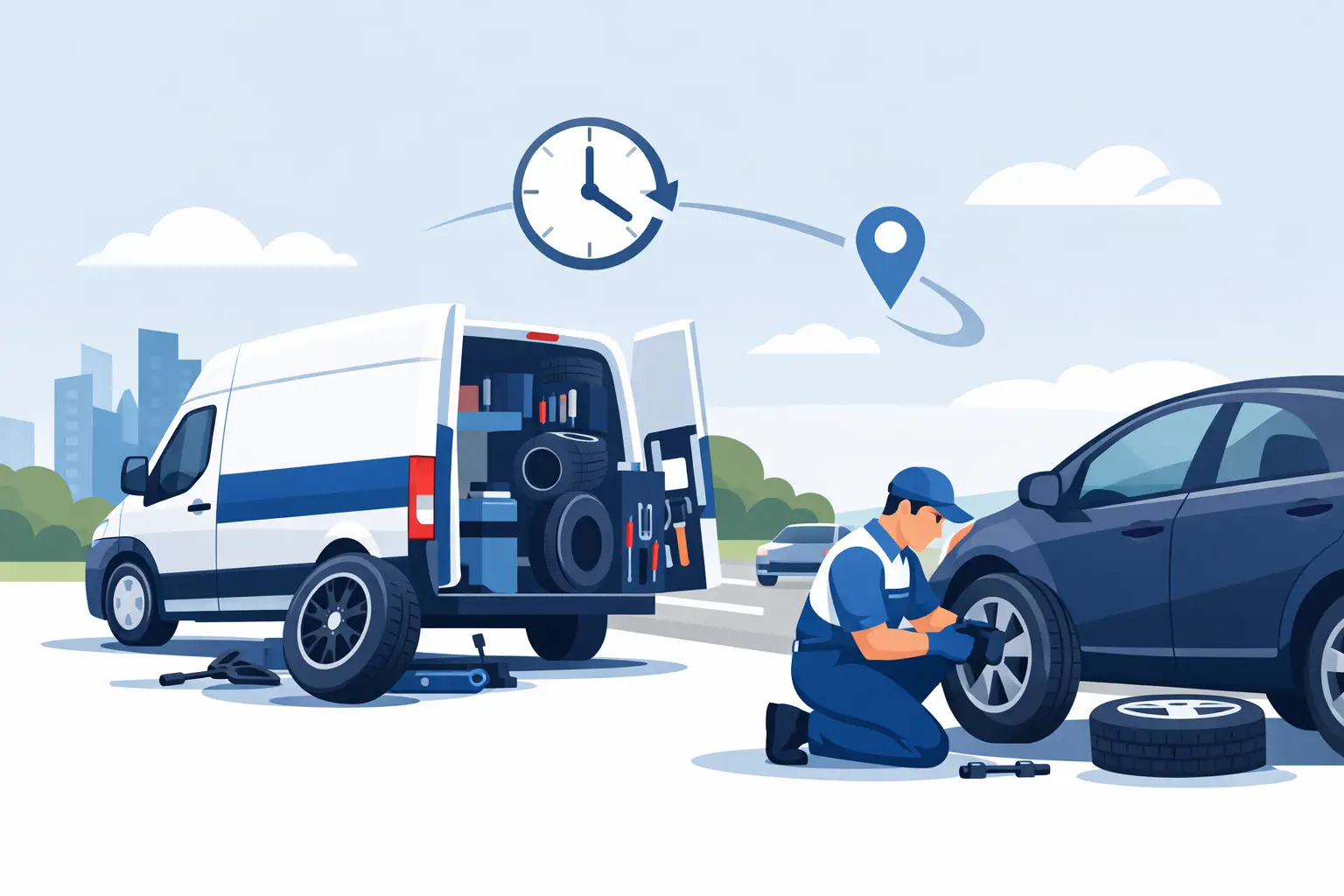 Mobile Tyre Fitting That Keeps Your Day Moving