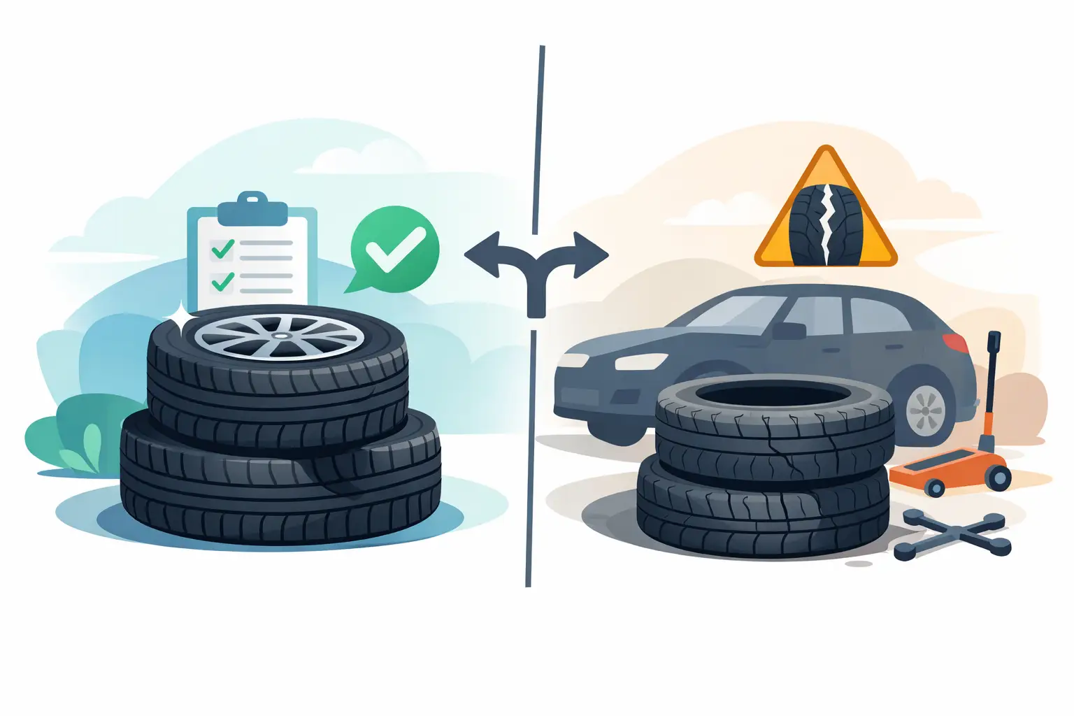 New Tyres vs Part Worn: Which Makes Sense?
