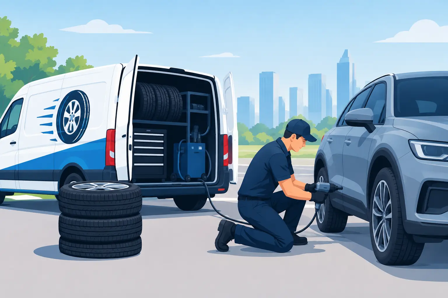 On Demand Tyre Services That Come to You