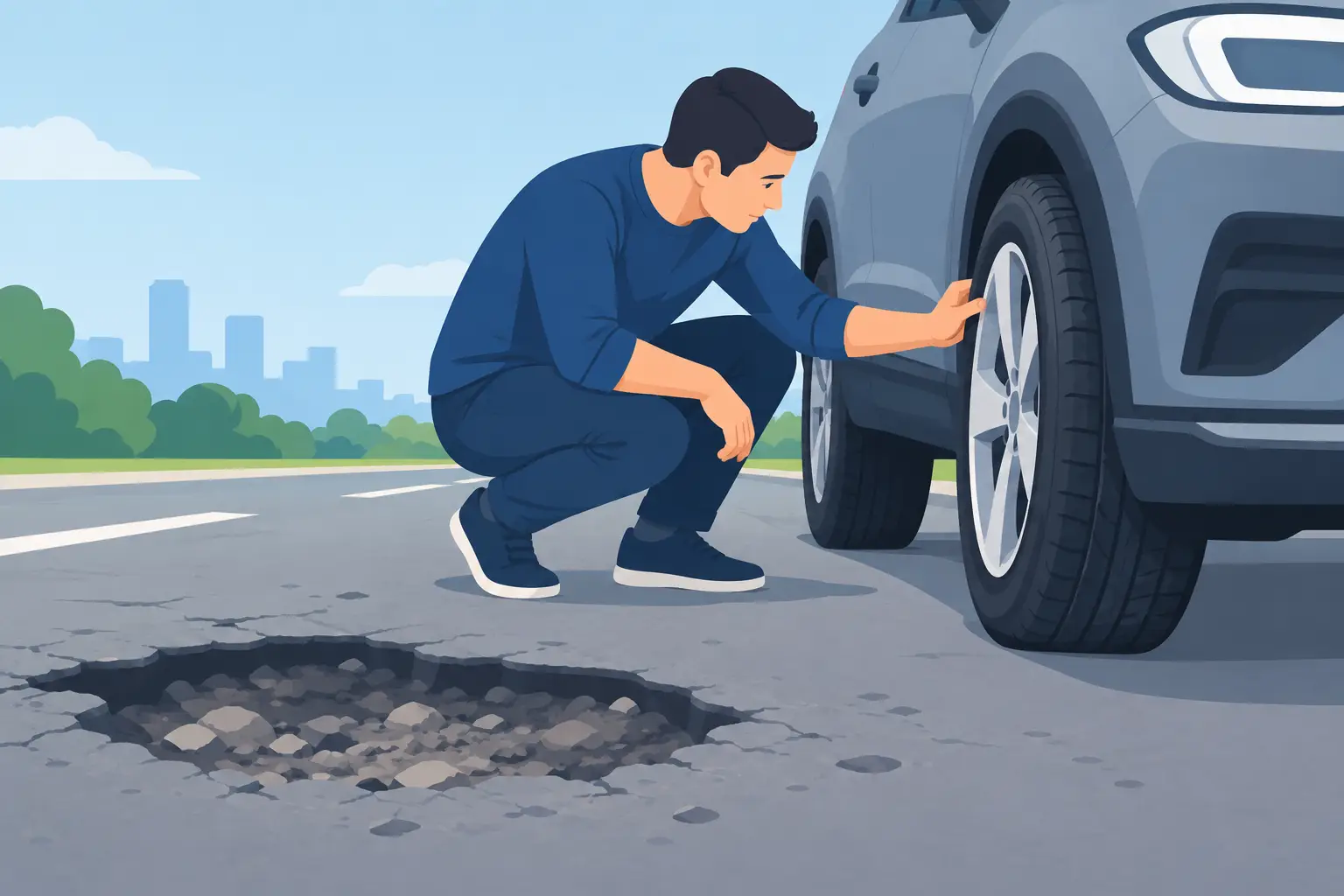 Pothole Tyre Repairs: What to Check First
