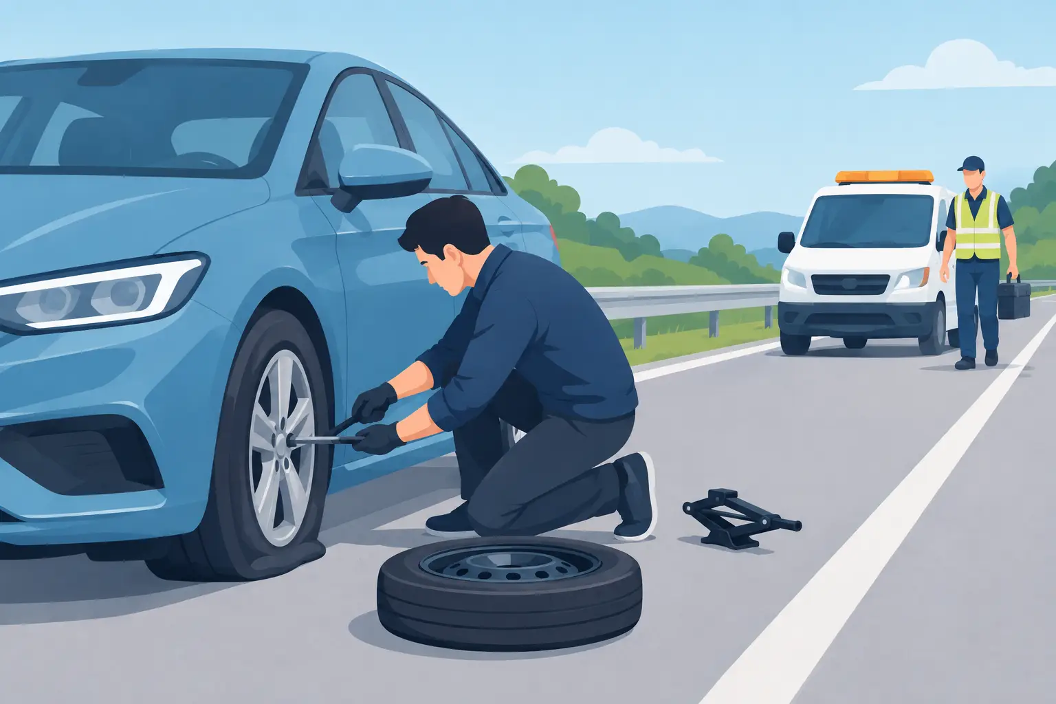 Roadside Puncture Response When You Need Help