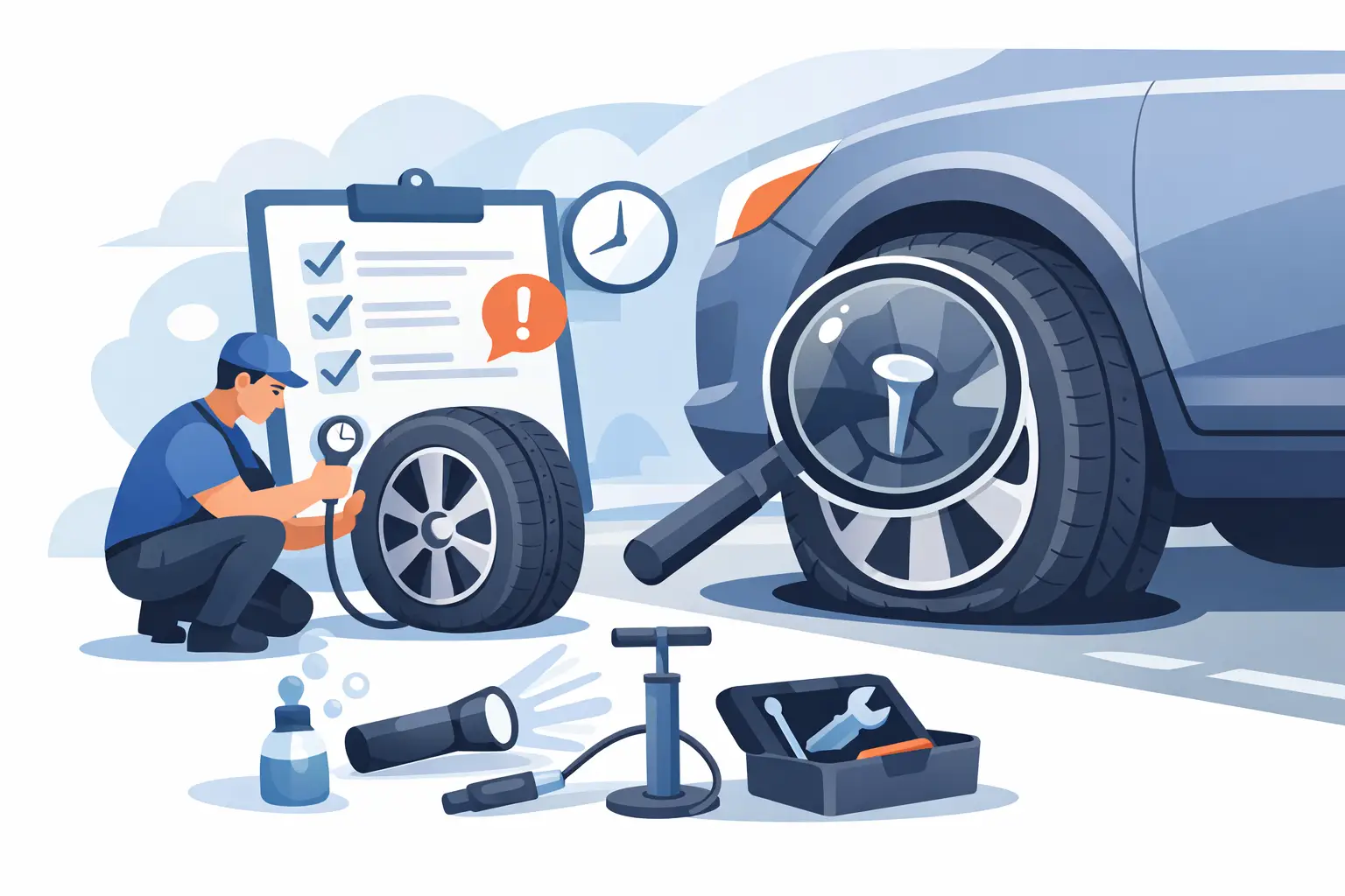 Slow puncture diagnosis steps that actually work