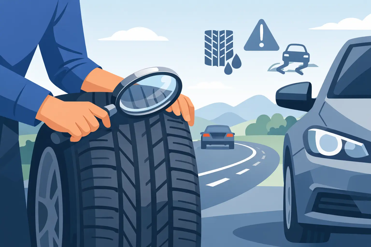 Tyre Tread Inspection for Safer Everyday Driving