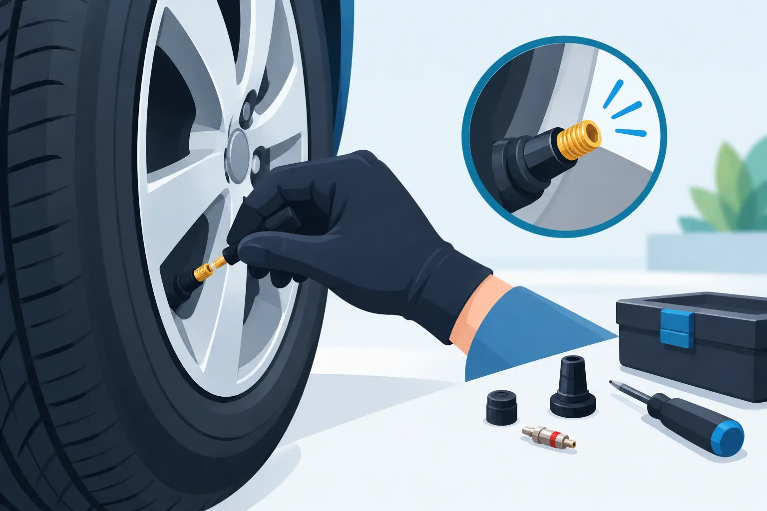 Tyre Valve Leak Repair for Slow Air Loss