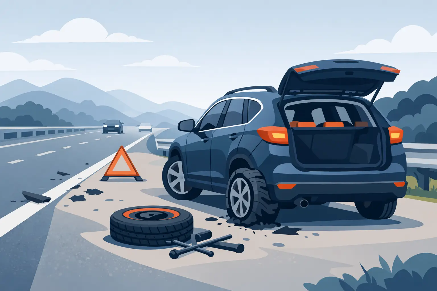 What to Do After a Tyre Blowout on the Road