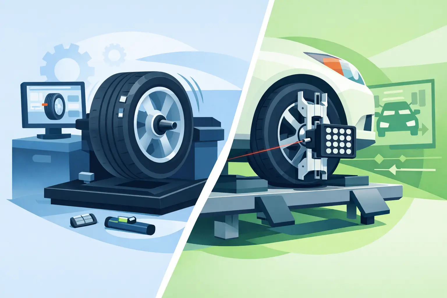 Wheel Balancing Versus Wheel Alignment Explained