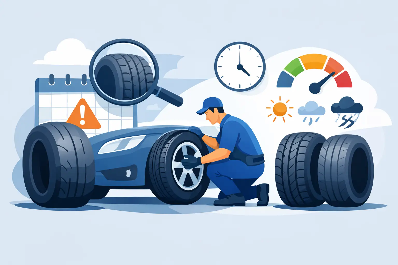 When Should Tyres Be Replaced?
